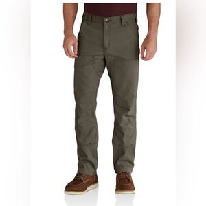 CARHARTT MEN'S RUGGED FLEX® RELAXED FIT CANVAS DOUBLE-FRONT UTILITY WORK PANT